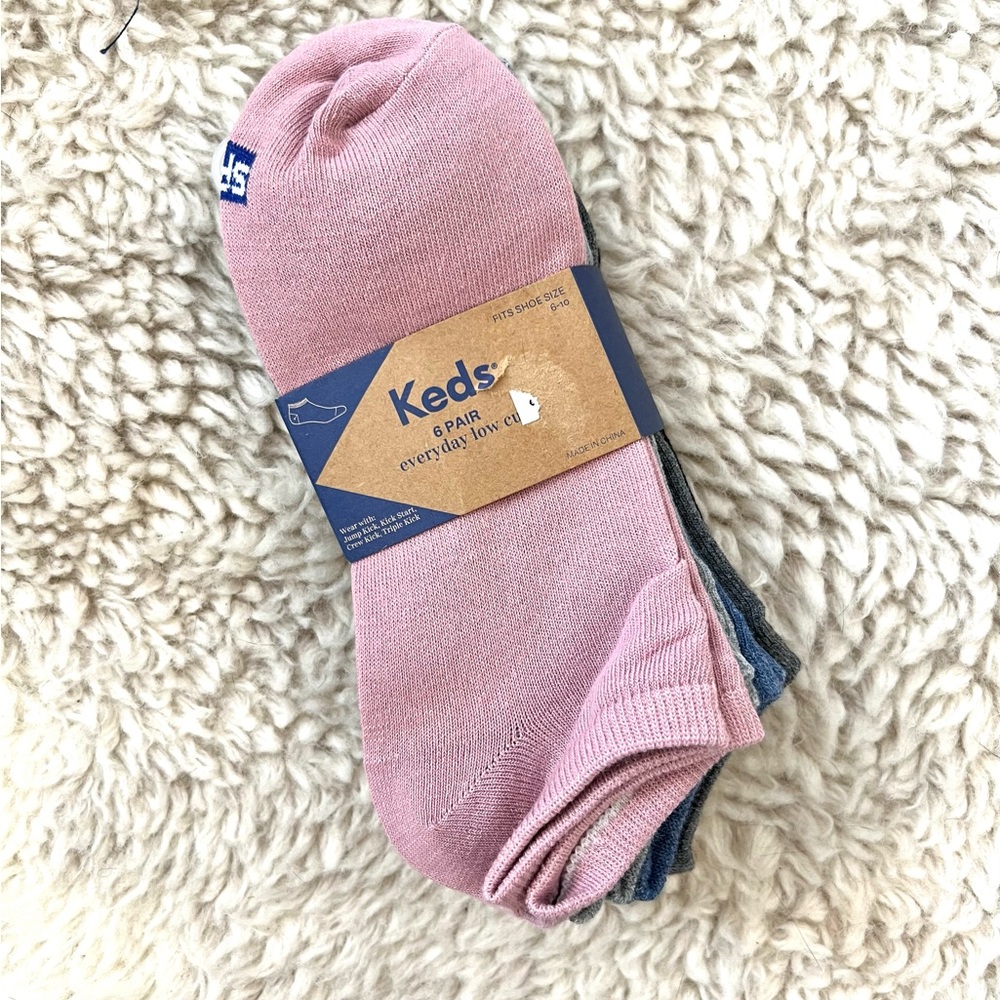 Keds Everyday Low Cut Socks 6 pairs